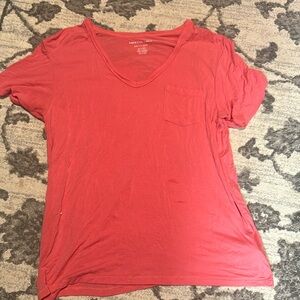 Oversized, off the shoulder tee